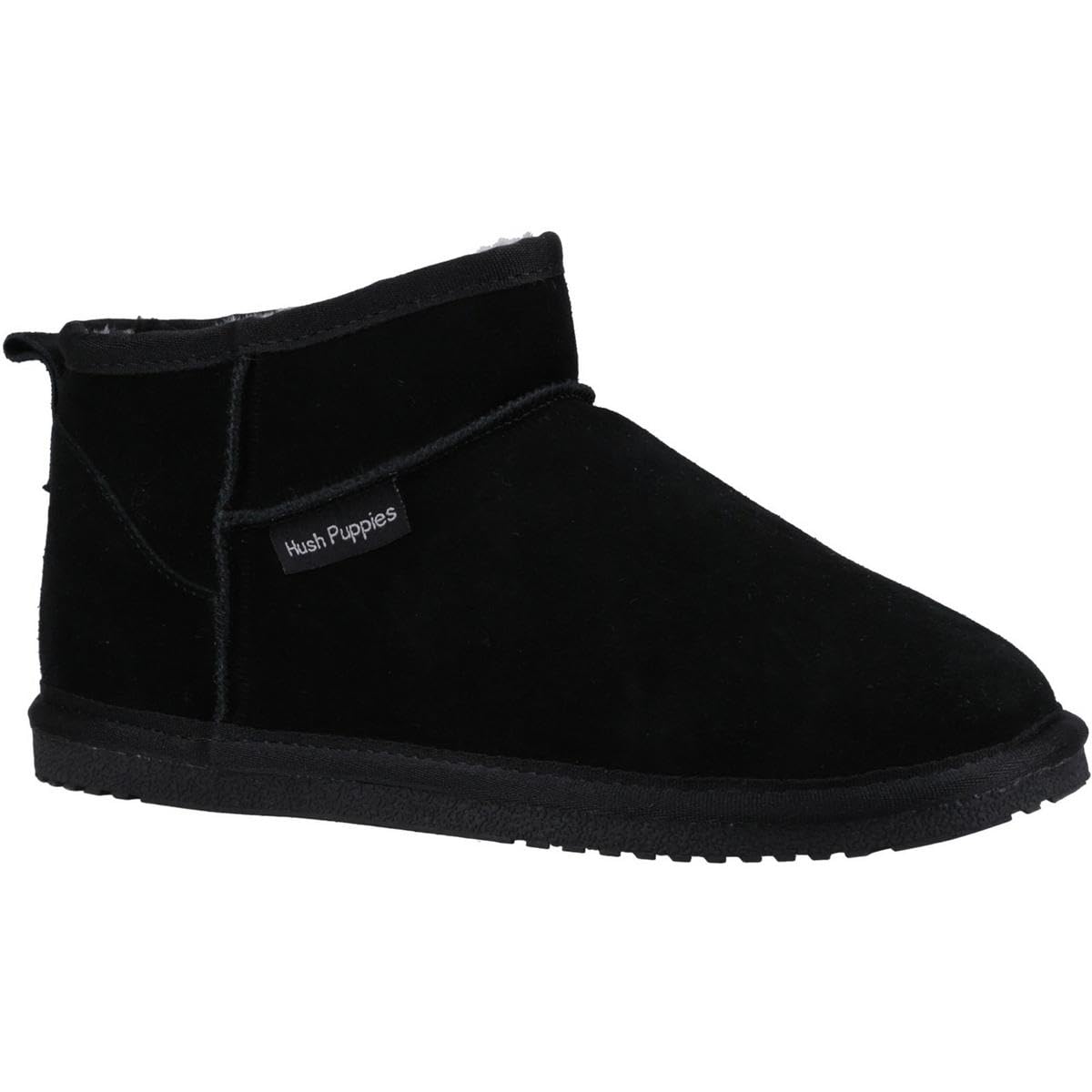 Hush Puppies Women's Black 'Ashanti' Classic Slippers In | Size: 8