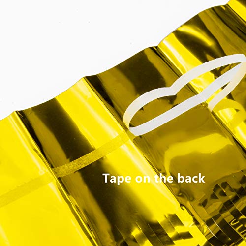 2 Pcs 3.2ft x 8.2ft Shiny Hot Pink Metallic Tinsel Foil Fringe Curtains Photo Booth Backdrop for Birthday Wedding Holiday Celebration Bachelorette Party Decorations - Image 8