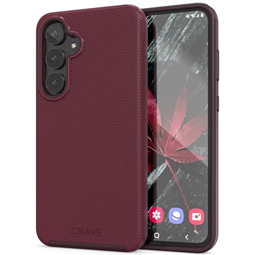 Image of Crave for Samsung Galaxy S24 FE Case, Shockproof Protection Dual Layer Case for Samsung Galaxy S24 FE (6.7 inch) - Berry