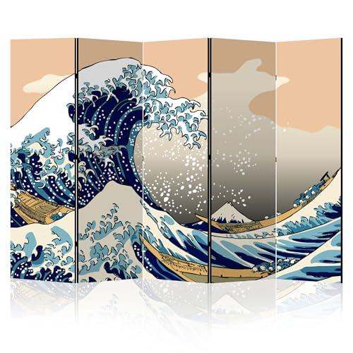LUMASOUL Biombo Separador de Ambientes Bilateral - Separadores Ambientes - Motivo Japón - Biombos - 225x172 cm