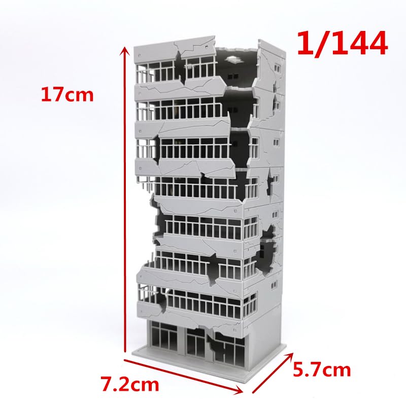Amazon | Mycity Nゲージ建築モデル、破壊されたオフィスビル、1