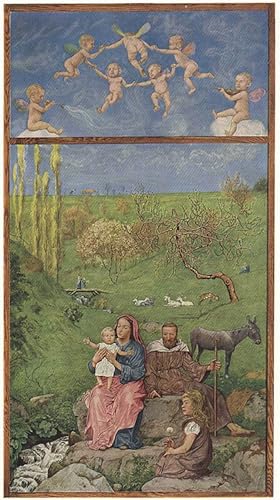 Pintura murales lienzo decorativo para pared Hans Thoma cuadro clásico para salón de 60x90cm