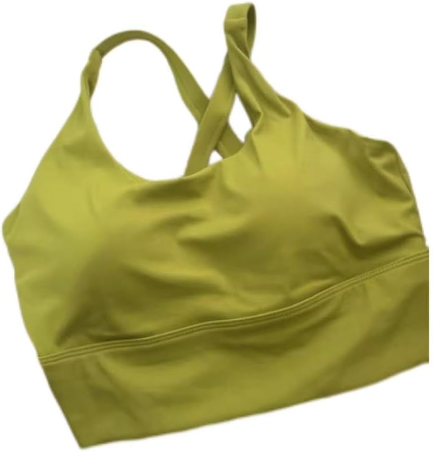 Women's Yoga Bra with Chest Cushion Double Breast No Steel Ring Shock-Absorbing and Gathering Workout Bra - Image 5