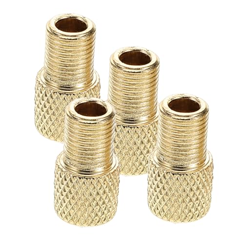 LIOOBO 4Pcs Bike Valve Cap Adapter Kit Converter for and Valves Compact and Lightweight Design for All Bicycle Models Convenient Inflation