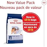 Royal Canin Size Health Nutrition Large Adult Dry Dog Food, 40 lb Bag | Tailored Nutrition for Adult Dogs, Supports Bone and Joint Health, Optimal Digestive Support, 40 Pound Bag