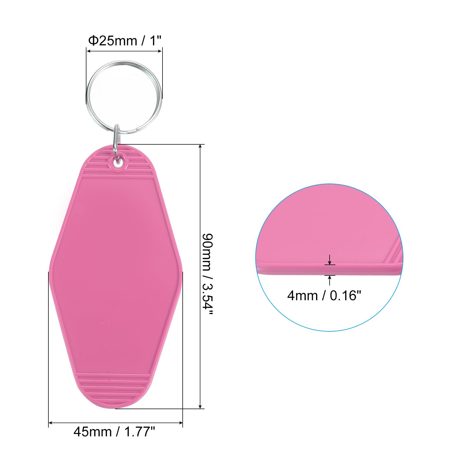 PATIKIL Vintage Motel Keychain - Image 2