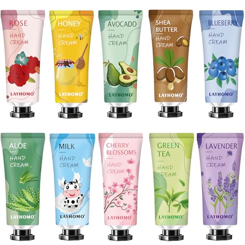 10 Pack Hand Cream Skincare Gift Set, Womens Gifts for Christmas, Teen Stocking Stuffers...