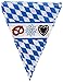 Produktbild Wimpel: Wimpelkette, Bayernwimpel mit Oktoberfestmotiv, 2,70 Meter x 22 cm