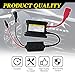 CHRYMUM 2PCS DC 12V 35W Ultrathin HID Ballast, Ultra Slim Xenon Headlight Stabilizer HID Ballast Replacement, Xenon Lamp Ballasts for H1 H3 H4 H7 H11 H13 9005 9006 9007 5202 880