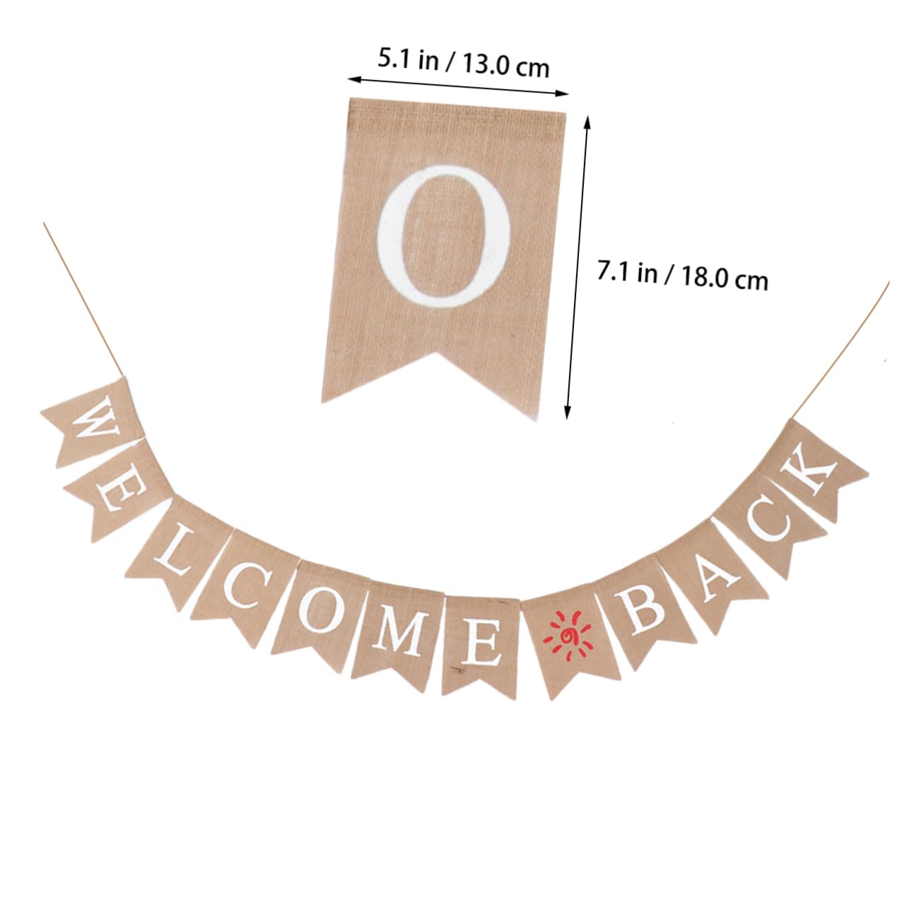 STOBAZA 3 Piezas pancarta de bienvenida guirnalda de bienvenida pancarta de fiesta pancarta de arpillera de bienvenida familiar el anuncio Decorar