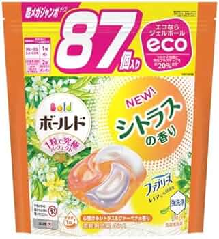 ボールド ジェルボール シトラス 詰替え 超メガジャンボ 87個×6袋 ヨドバシ.com - ボールド ボールド ジェルボール 4in1 シトラス