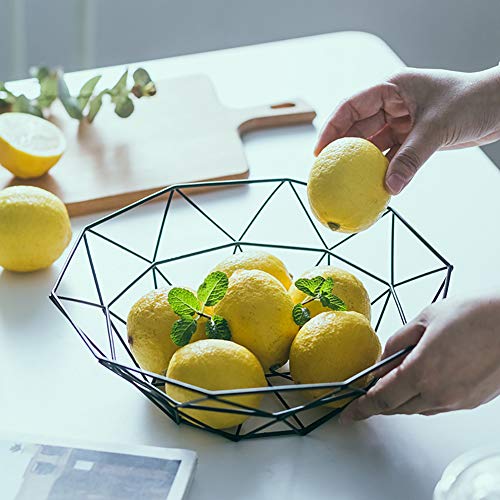 Teetookea Metal Wire Fruit Bowl, Iron Arts Fruit Storage Baskets For Kitchen Counter, Countertop, Home Decor, Table Centerpiece Decorative Hold Vegetables, Bread, Snacks, Potpourris #TOP6