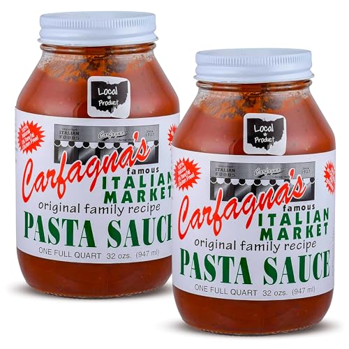 Carfagna's Pasta Sauce, Established 1937, Family Recipe, Made in Small