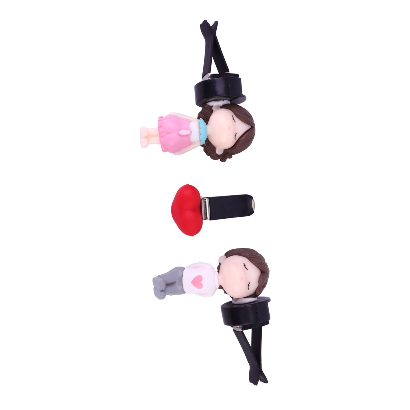 Mobestech 3sets Clip Profumo Auto Forma Di Decorazione Creativa Per Con Design Adorabile e Cuore Diffusore Facile Da Usare Per Auto Ufficio e Camera Da Letto Realizzato Resistente e Durevole
