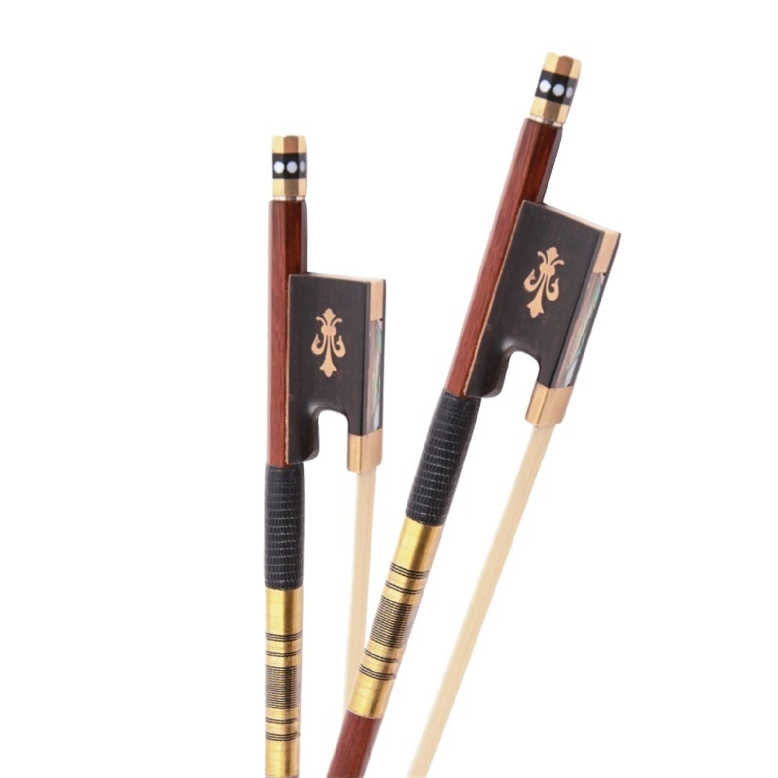Arco Per Violino Archetto Per Violino In Legno Di Sandalo Verde Equiseto Bianco Accessori Misura 4/4 | Arco di violino(1/2)