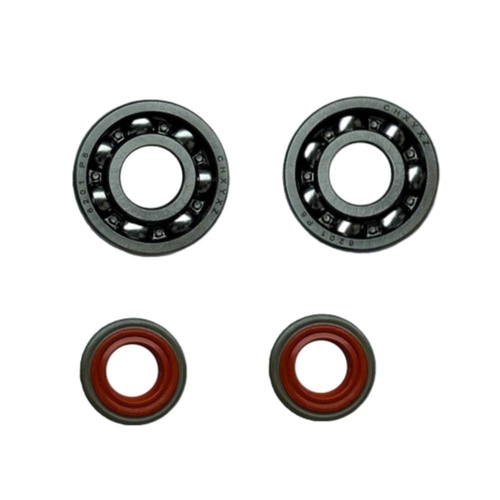 Piezas de cortadora de césped Cigüeñal con rodamientos de Bolas, Kit de Motor con Sello de Aceite Compatible con Accesorios for cortacésped Stihl FS120 FS200 FS250
