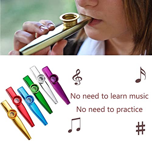 6 Pièces Kazoo Métal Kazoo de Musique flûte Kazoo Métal Diaphragme Kazoo de Musique Instrument Kazoo de Musique… - Les Beatles, Paul McCartney, John Lennon, RIngo Starr, George Harrison 6 Pièces Kazoo Métal Kazoo de Musique flûte Kazoo Métal Diaphragme Kazoo de Musique Instrument Kazoo de Musique… – Image 5
