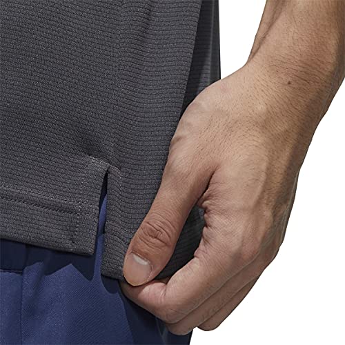 Adidas Men's Designed 2 Move 3-Stripes Polo Shirt, Grey/White, Small #TOP5