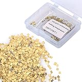 14-karätiges Goldlot, 1x1mm 0,5 Gramm (0,32 DWT) ca. 200 Stück 14-karätiges Goldlot für Schmuck Ultrawinzig Jewelry Solder Chips für Reparatur von Schmuck Elektronisches Lötmittel (E-Lötmittel)