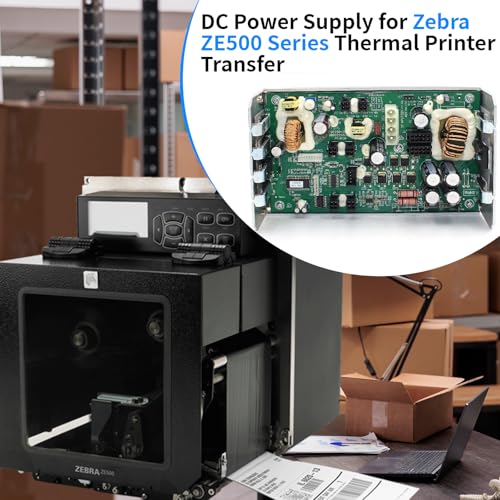 Image of P1046696-132 DC Power Supply for Zebra ZE500-4 ZE500-6 ZE500 Series Thermal Barcode Printer Engine 203dpi 300dpi