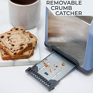   Rae-Dunn-Toaster-Stainless-Steel-2-Slice-Square-Toaster-Wide-Slot-with-5-Browning-Levels-with-Bagel-Defrost-and-Cancel-Options-Navy