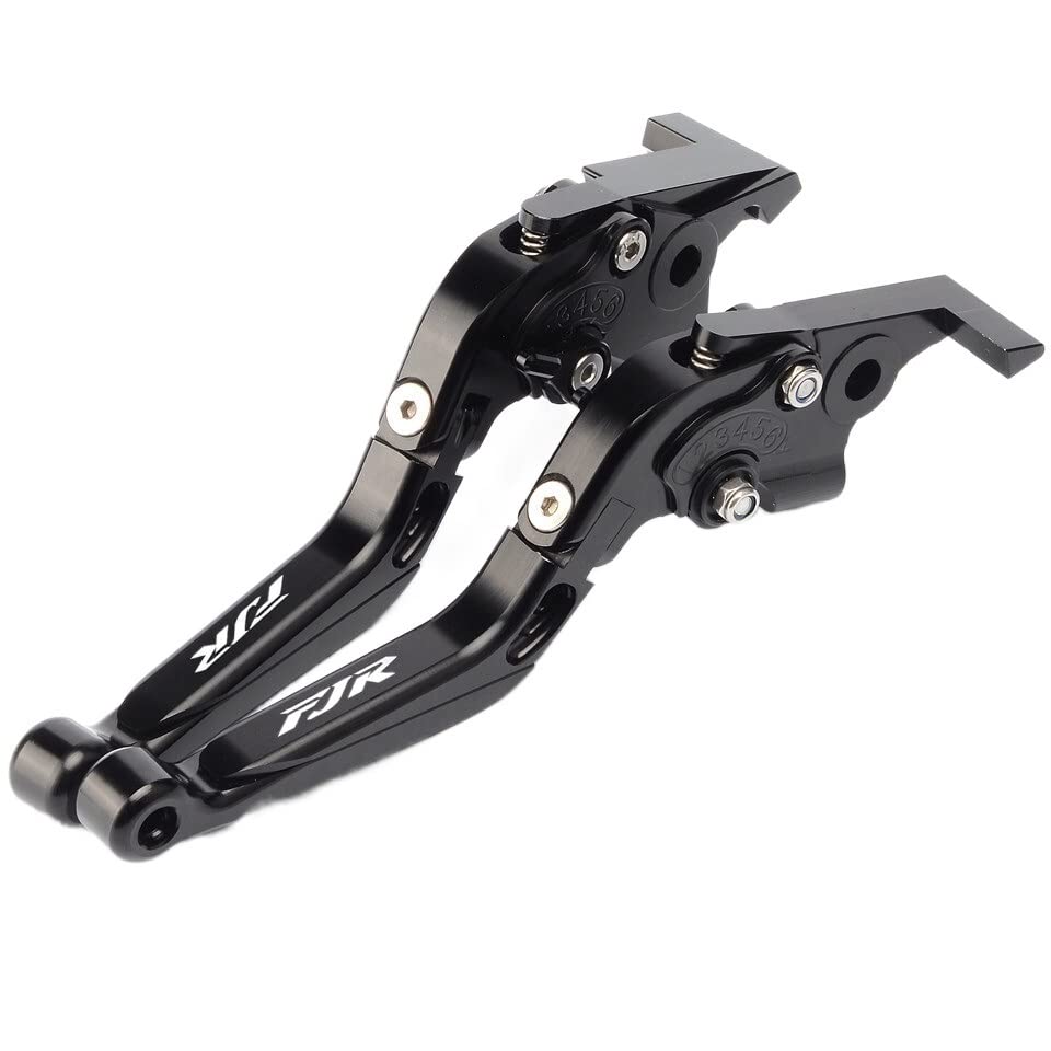Z For Yamaha FJR1300 FJR 1300 2004-2017 2008 2009 2013 2014 2015 2016 BlackTitanium CNC Palanca de Embrague de Freno de Motocicleta Plegable X (Color : Black-Red)