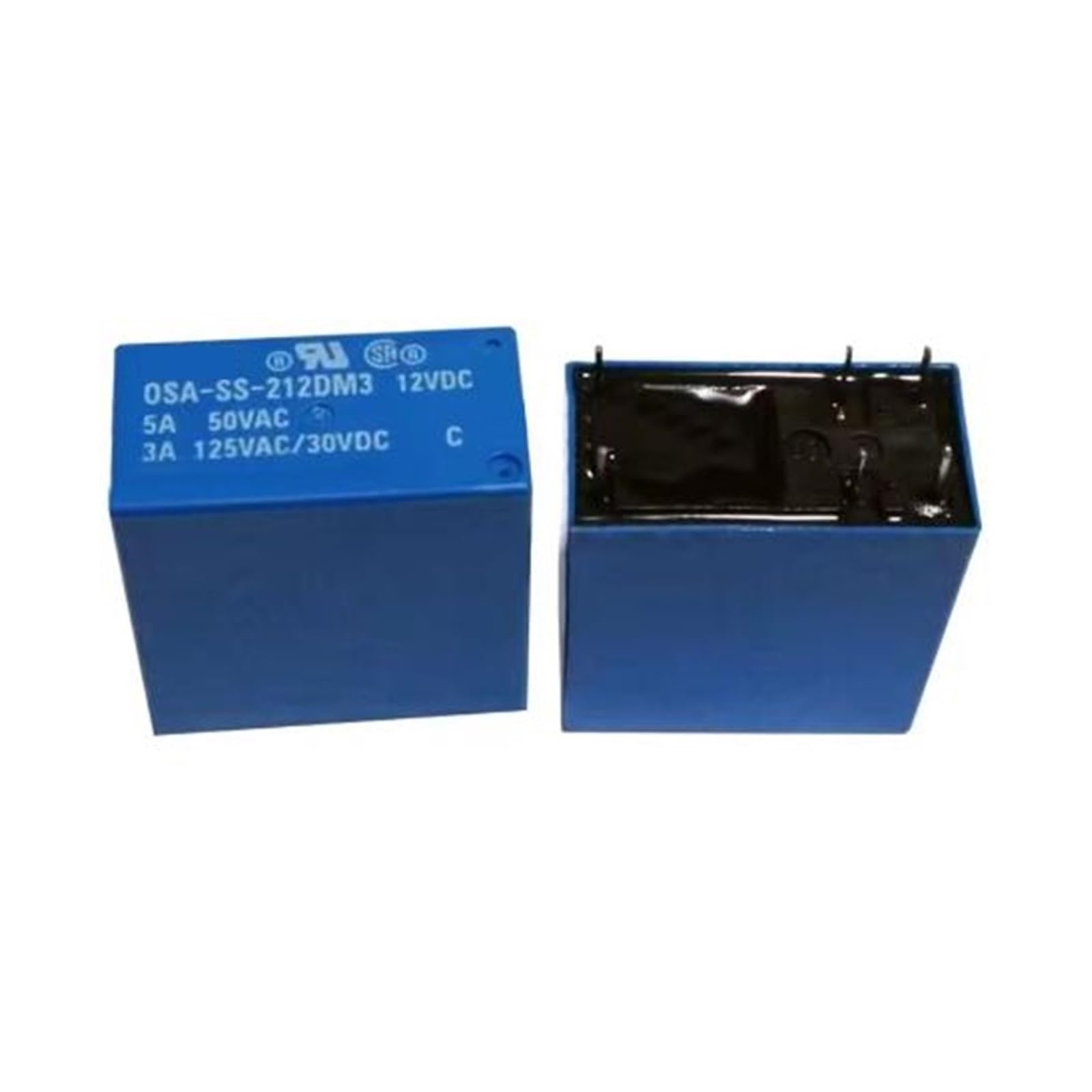 PFVITRJSDSQ 2pieces OSA-SS-212DM3 OSA-SH-224DM3 6PINS 5A 12VDC 24VDC Power Relay(OSA-SH-224DM3)