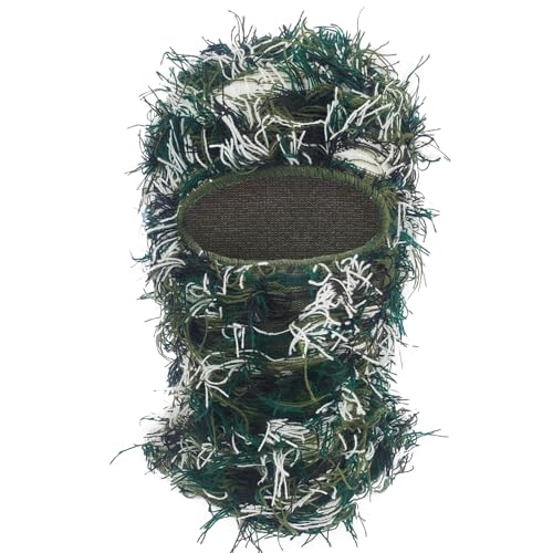 Ezovino Distressed Balaclava Ski Mask Knitted Full Face Mask for Men/Women