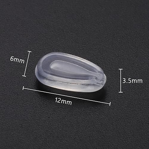 Image of 6 Pairs Replacement Silicone Rubber Nose Pieces Compatible with Oakley Feedback /Holbrook Metal /Crosshair New 2012 /Gauge 6 /Gauge 8 M /Gauge 8 L /Blender /Deviation /Tincan /Tie Breaker Sunglass
