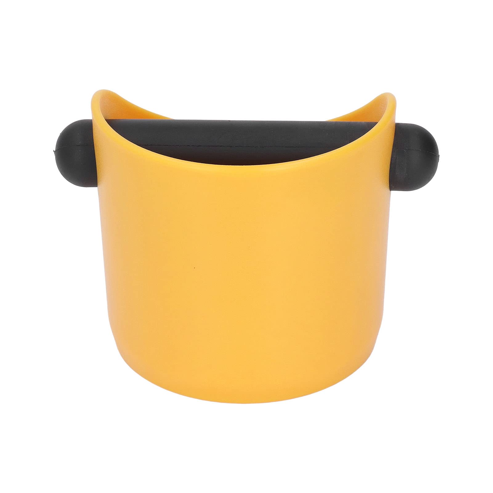 Peno Yellow Coffee Grind Dump Bin, Coffee Knock Box Container, Reduce Noise Non Slip Compact Plastic Coffee Knock Box Dishwasher Safe For Restaurant