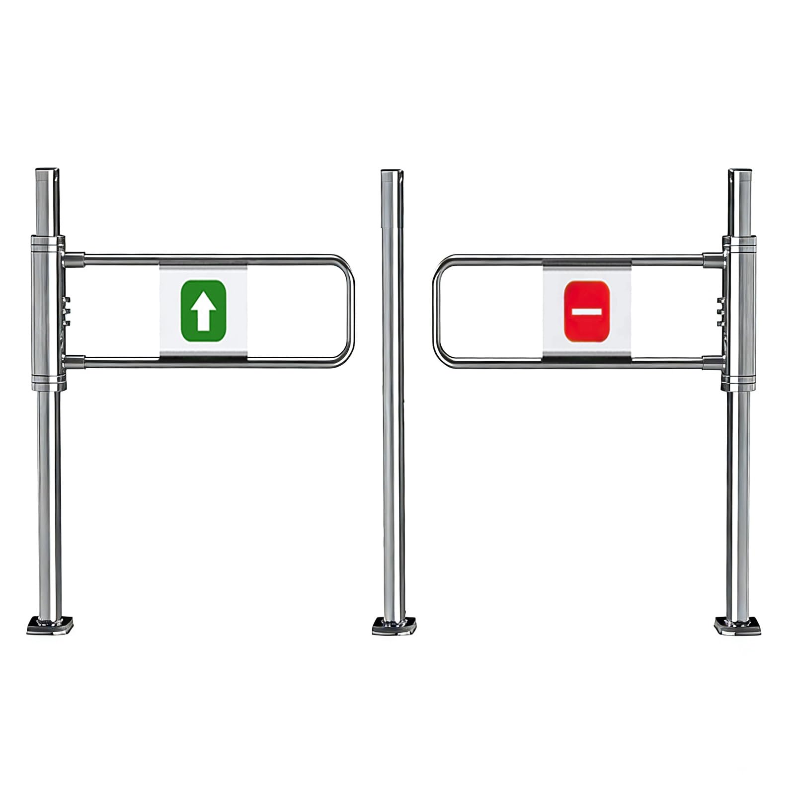 Aioneer Stainless Steel Swing Gate With Spring-Loaded Automatic Rebound, Safety Entrance Door For Commercial And Public Spaces-190cm/74.8in