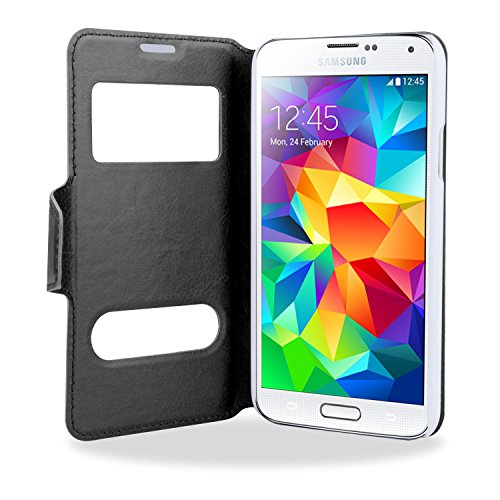 Cover con aletta per Samsung Galaxy S4, i9500 nero...