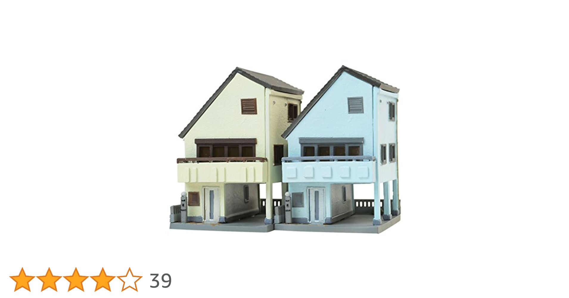 Amazon | 建物コレクション 建コレ016-4 狭小住宅 A4 切妻屋根