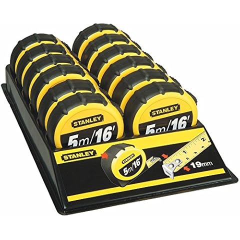 Stanley 1-30-696 Tape Measure Tylon 5MX19MM Tray X12 [Pack Size: 12] (Epitome Certified) Cover