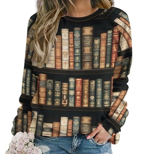 Sweat-shirt graphique femme pour rester au chaud avec style vintage
