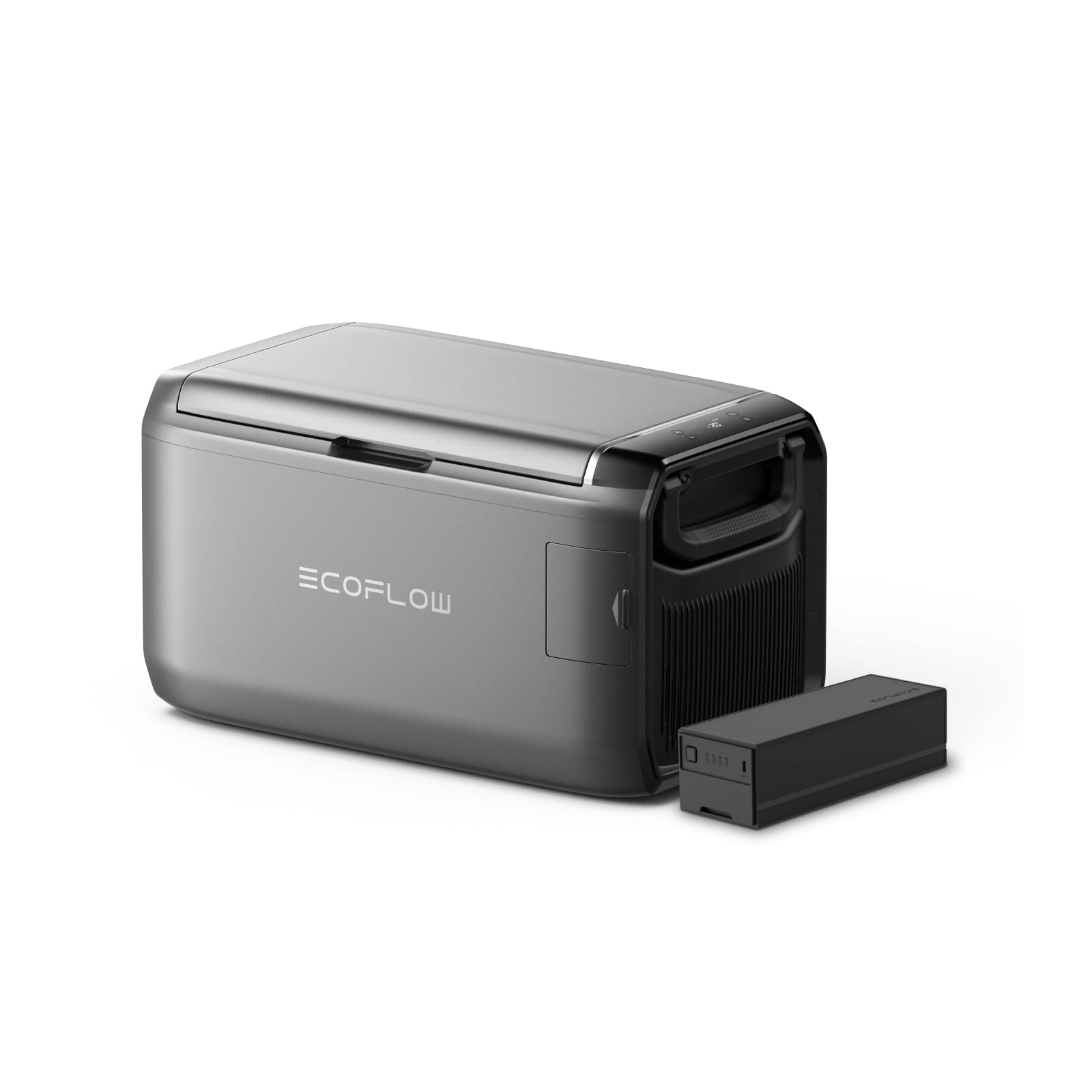 ECOFLOW GLACIER Fridge Freezer, Solar/AC/Car Powered Cooler Box for Camping, Outdoor, and Road Trips (45L+EB)