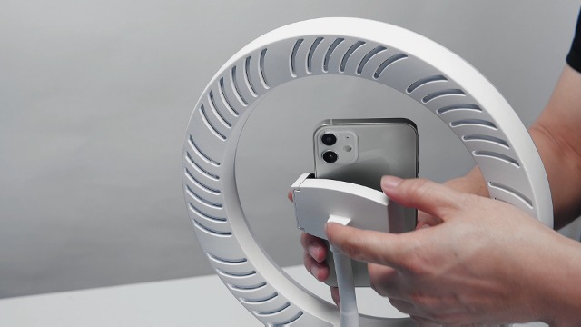 Ringlicht Laptop, LED Ringlicht mit Stativ und Handyhalter für Handy & Webcam, 10" Selfie Videokonferenz Licht für Videoanrufe, Selbstübertragung, YouTube, TikTok, Make-up – Bild 8