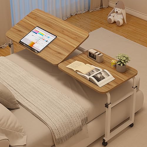 Table de lit sur roulettes hauteur réglable pour lit King Size
