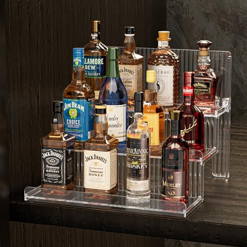 Soporte Acrílico Apilable para Botellas 2 Piezas miniatura 1
