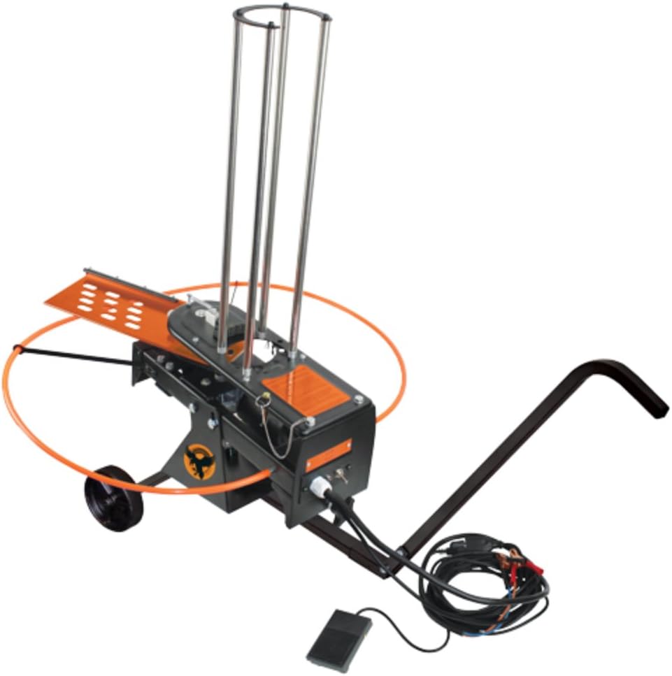 Do-All Outdoors Raven Automatic Clay Pigeon Skeet Thrower with Wheels, 50 Clay Capacity