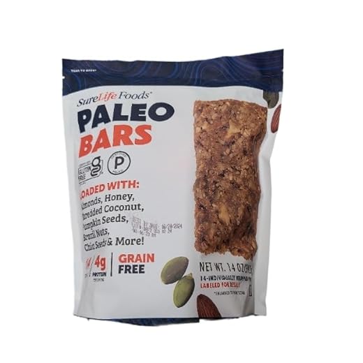 Sure Life Foods Paleo Bars,14 Individually Wrapped