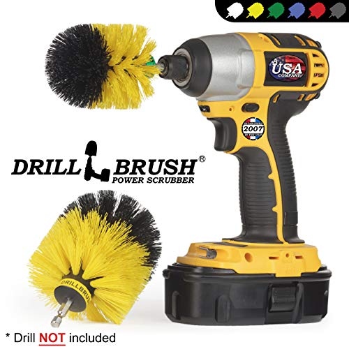 Bathroom - Cleaning Supplies - Drill Brush - Bathroom Accessories - Spin Brush - Shower Cleaner - Shower Curtain - Shower Door - Bathtub - Bath Mat - Sink - Tile - Grout Cleaner - Baseboard - Flooring #TOP6