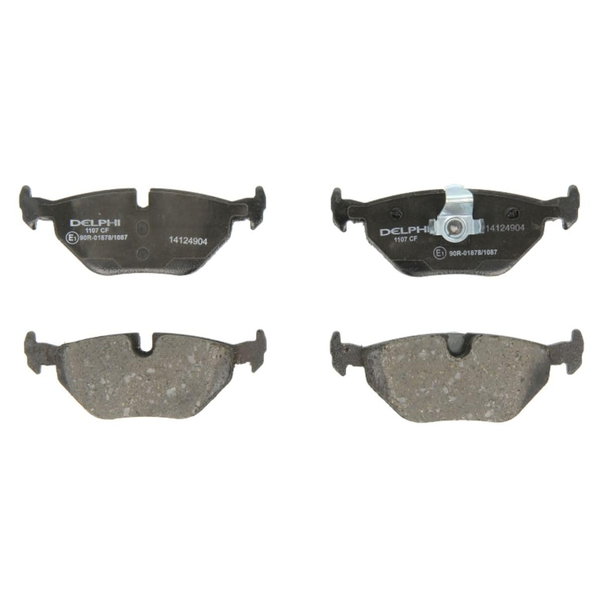 Delphi Kit Pastiglie Freni Posteriore Predisposto Per Visualizzazione Avviso Usura Senza Accessori LP1107-image