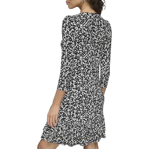 Image of Tommy Hilfiger 3 /4 Sleeve Jersey Flounce Hem