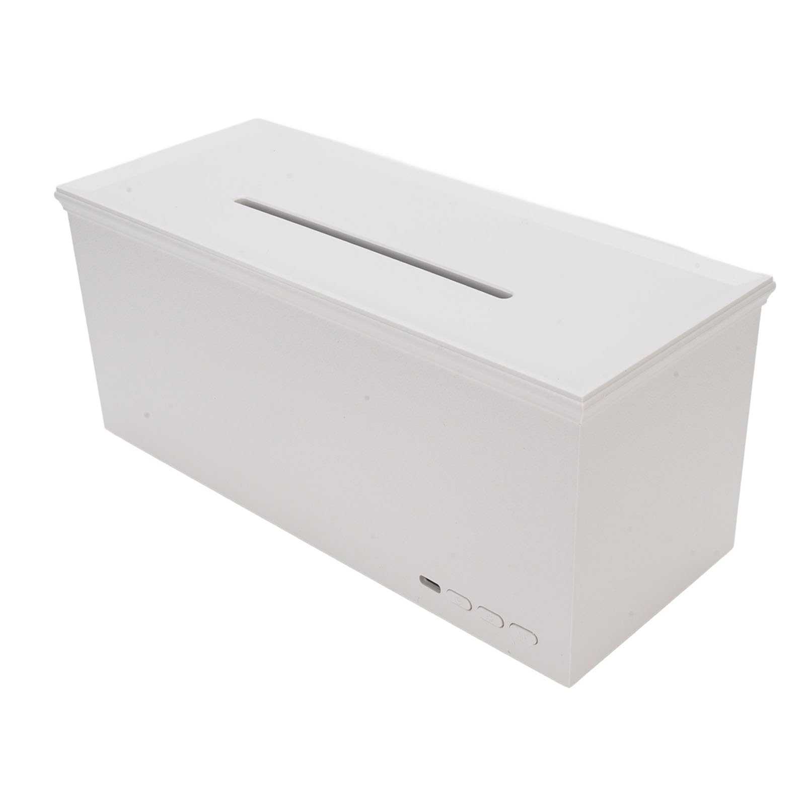 Dpofirs Diffuseur D'huiles Essentielles de Cheminée, Fonction Minuterie de Grande capacité pour un Sommeil Réparateur CR2025 150mAh (WHITE)