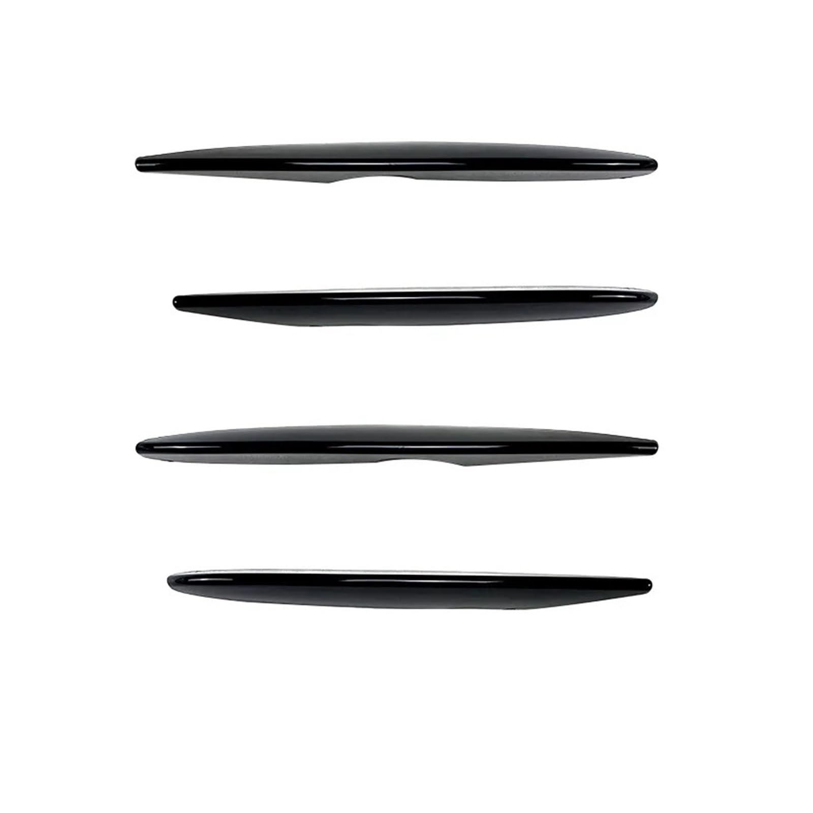 Przedni zderzak, splitter, pasuje do Mercedesa, pasuje do Benz, pasuje do klasy GLC, GLC260, GLC300, GLC43, pasuje do AMG X253 2016-2019 spoiler samochód warga ochronna(4PCS Glossy Black)