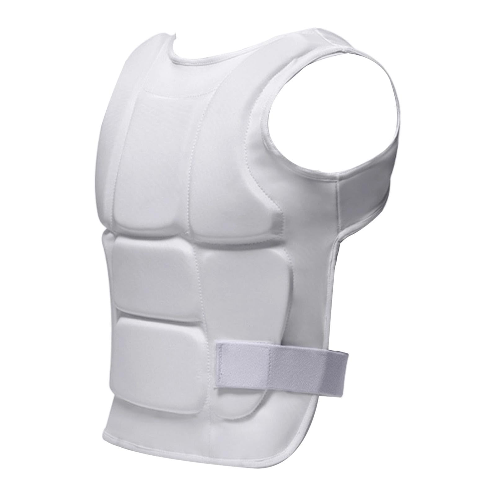 MotiveTech Karate Chest Protector Vest Sports Body Protector Abdomen Protector Lightweight EPE Material Suitable for Training P, XL 64cmx51cmx1.5cm
