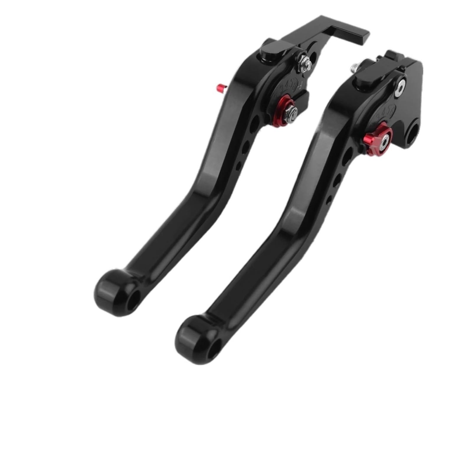 Akcesoria motocyklowe Krótkie klamki hamulca i sprzęgła pasujące do HONDA VFR750 1991 1992 1993 1994 1995 1996 1997(Black and red)