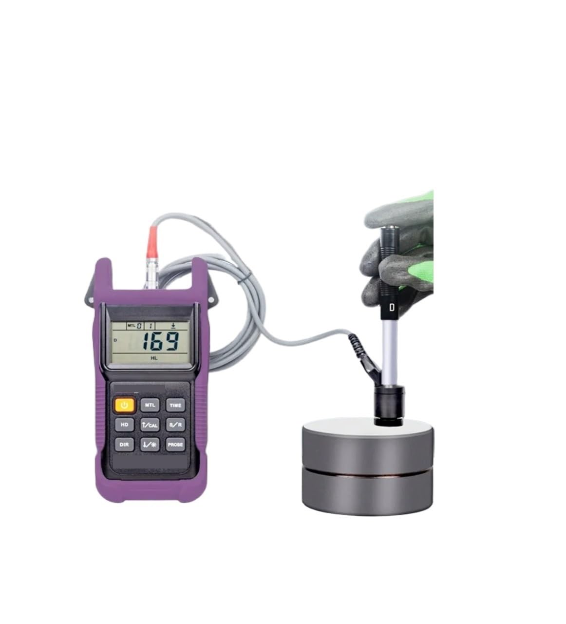 Gqnblvhzupdm H Ardness Tester Ardness Tester Leeb Measurement Standards Impact Devices Measure Material Strengt Data Accurately