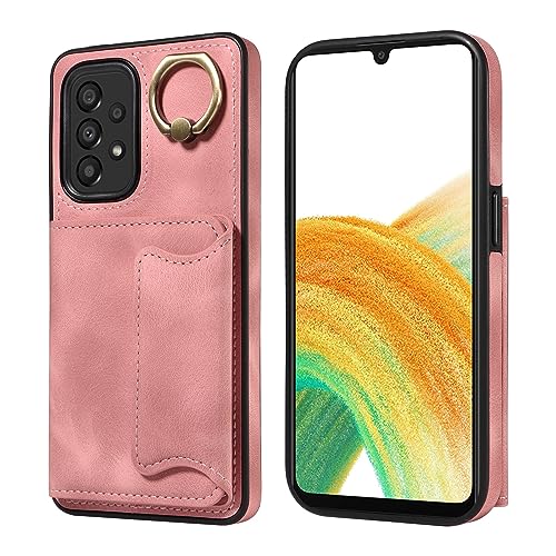 Coque portefeuille Samsung A33 5G en cuir synthétique haute finition